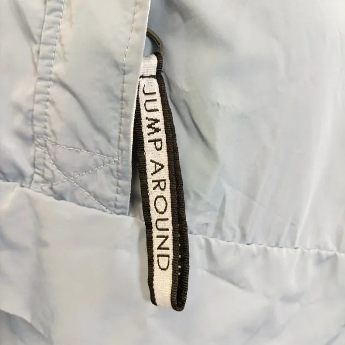 Coupe-vent Bershka taille M poche kangourou - bleu jaune blanc A1001 - photo numéro 2