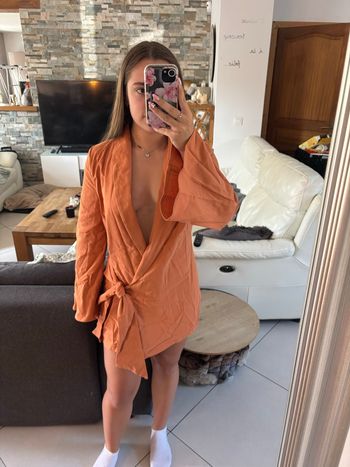 robe blazer teracota