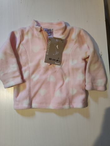 Sweat polaire  bébé fille
