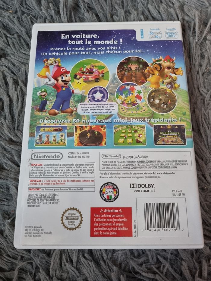 Boîte vide de jeu avec livret MarioParty 9 - photo numéro 3