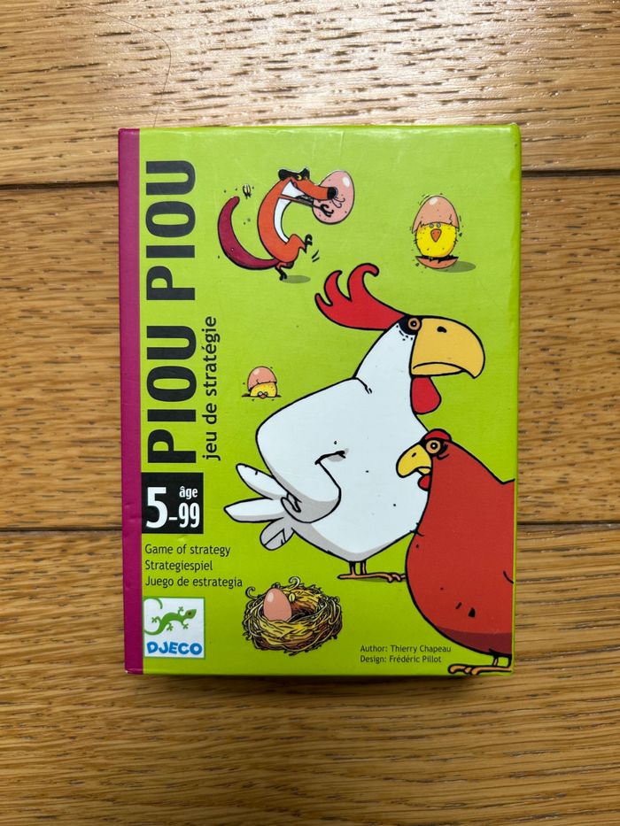 Jeu de cartes Djeco Piou Piou