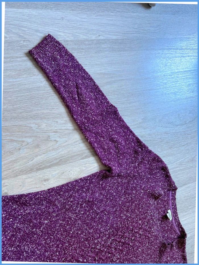 Pull torsadé Femme L.L. Bean Bordeaux Taille M - photo numéro 10