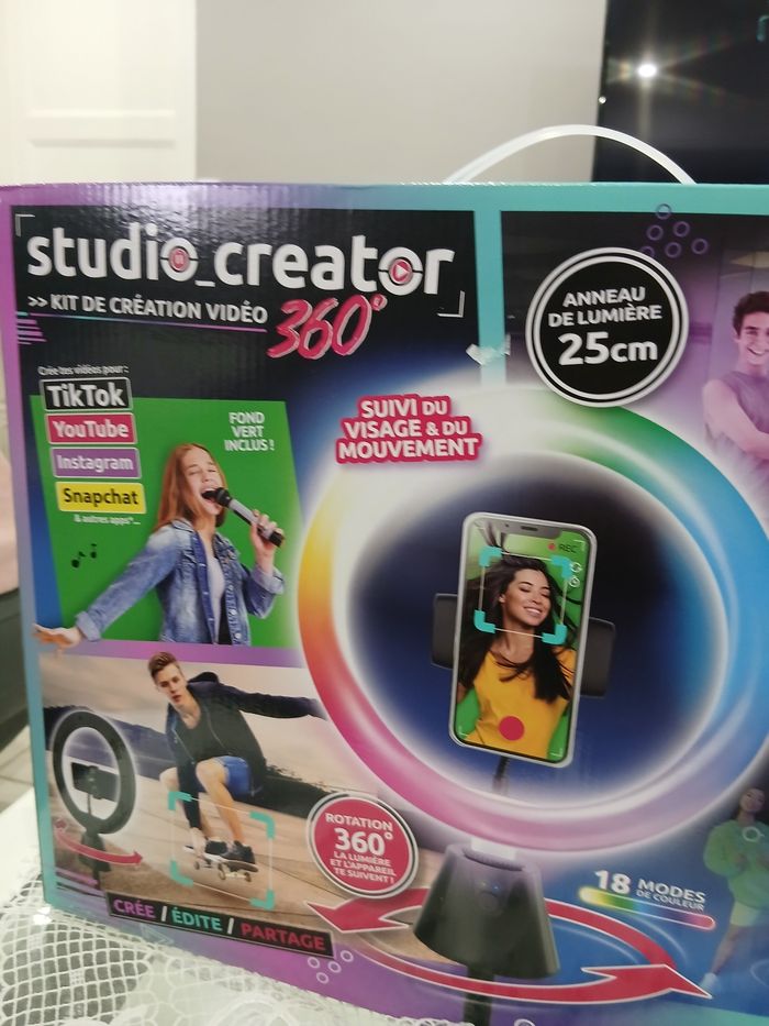 Studio creator kit création vidéo 360 neuf - photo numéro 5