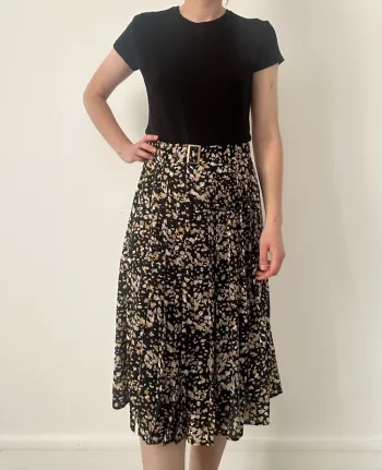Jupe élégante taille haute