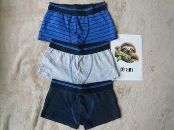 Lot de 3 boxers Taille 10-12 ans (n°7)