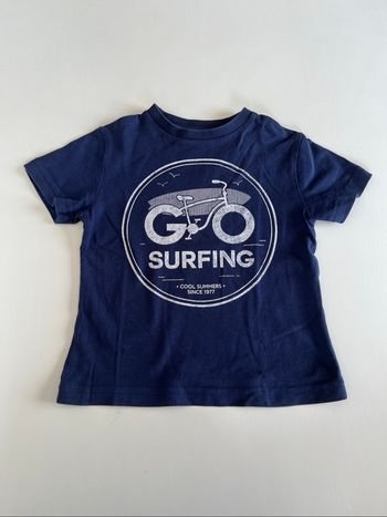 T-shirt Go Surfing coloris bleu marine 3 ans
