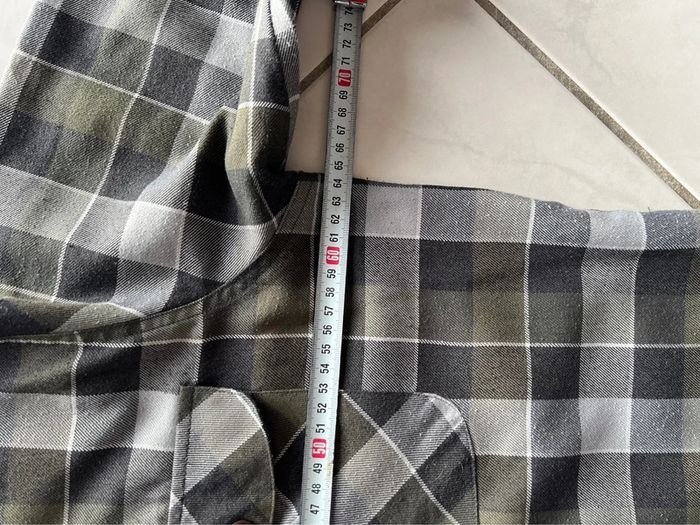 Chemise Great Northwest ( vintage dressing ) coton / flanelle taille XL couleur noir gris & kaki - photo numéro 6