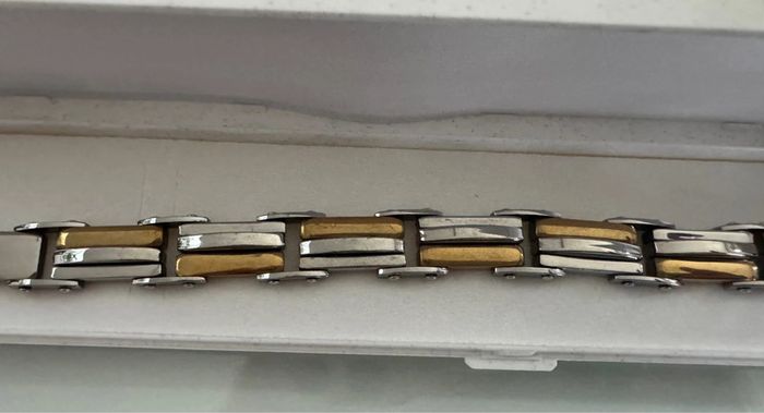 Bracelet acier homme neuf