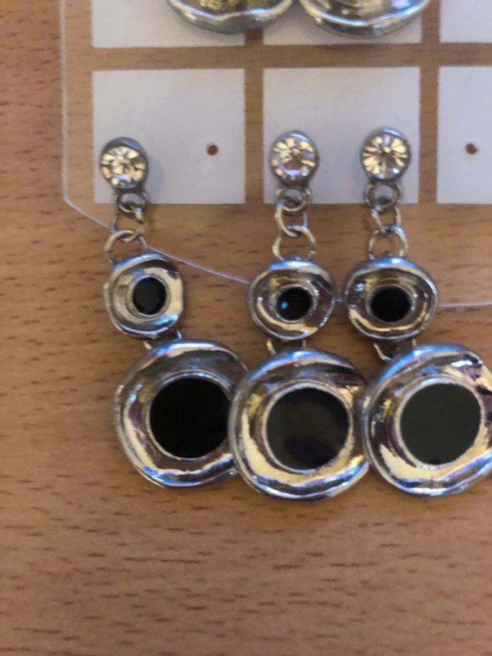 Lots de 6 paires boucles d'oreilles - photo numéro 4