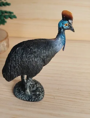 Figurine oiseau casoar Animal d'Amérique du sud