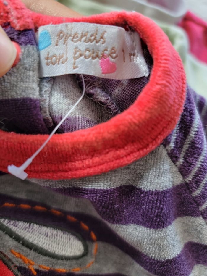 Lot de 5 pyjamas 1 mois garçon - photo numéro 5