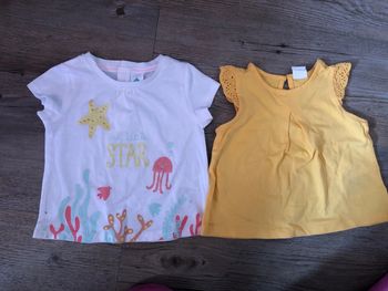 Lot de 2 t-shirt neuf