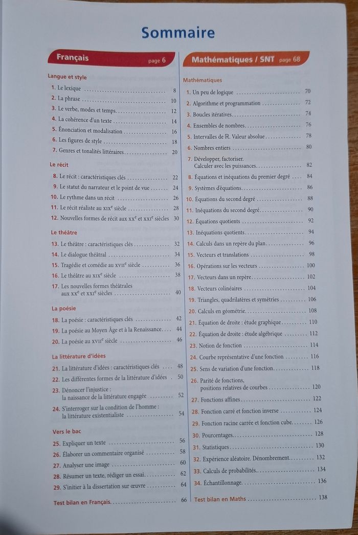 Livre programme de 2nde - photo numéro 4