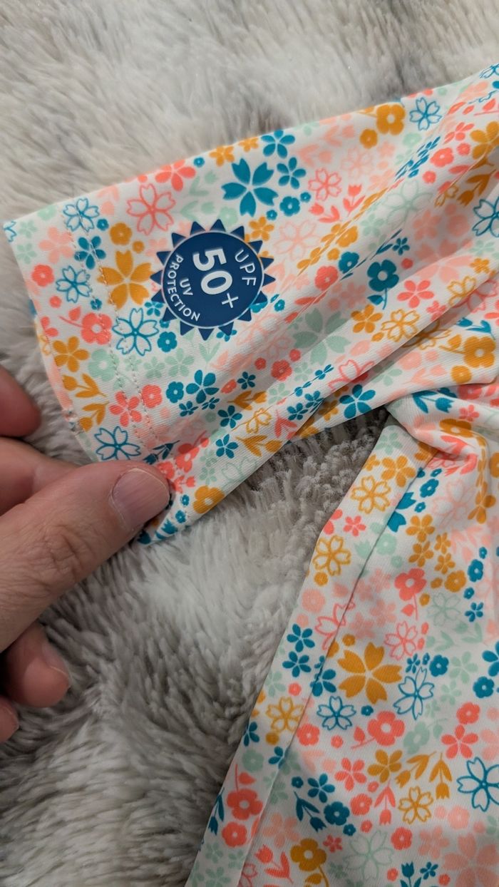 Maillot de bain Nabaiji 2 pièces taille 2-3 ans - photo numéro 5