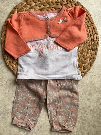 Ensemble été fille 3 mois