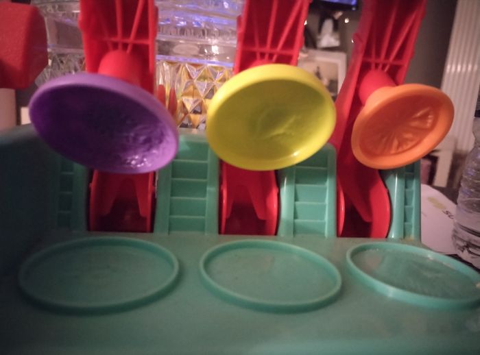 Lot Machine à burgers pâtes à modeler "Hasbro Play doh" + moules animaux et formes différentes comme neuf - photo numéro 6