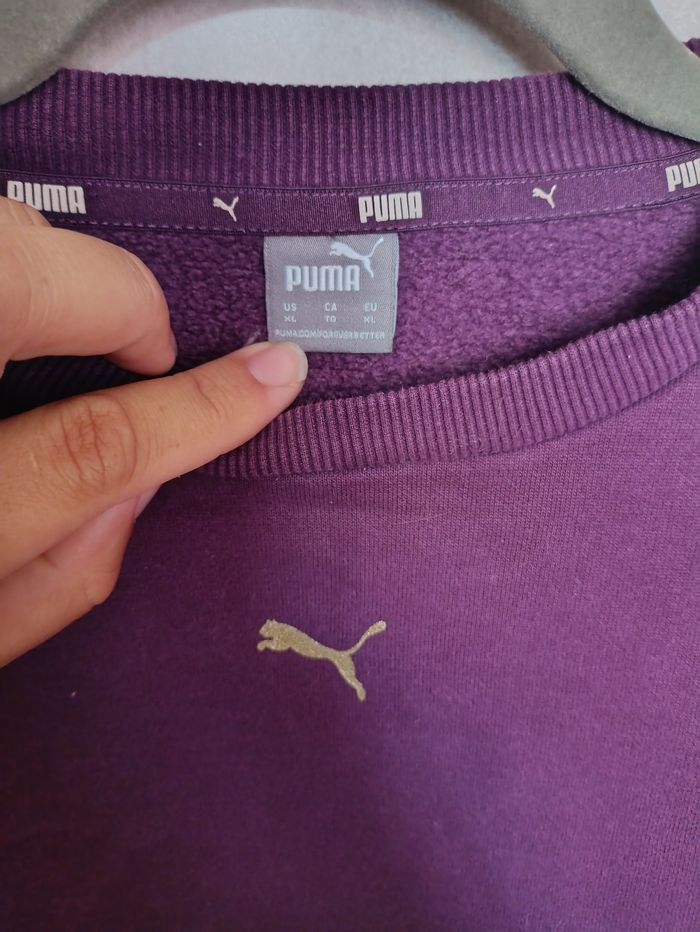 Pull puma violet - photo numéro 2