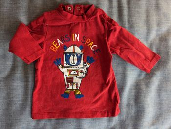 Tee-shirt manches longues - 3 mois