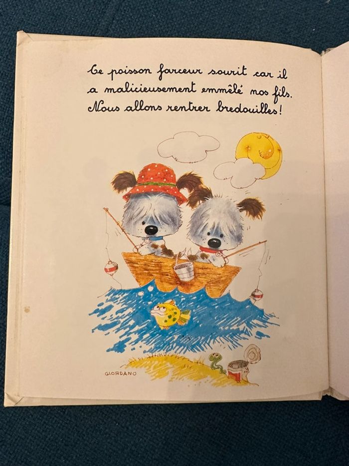 Livre album ancien vintage Quand Giordano ne fait rien Hemma - photo numéro 4