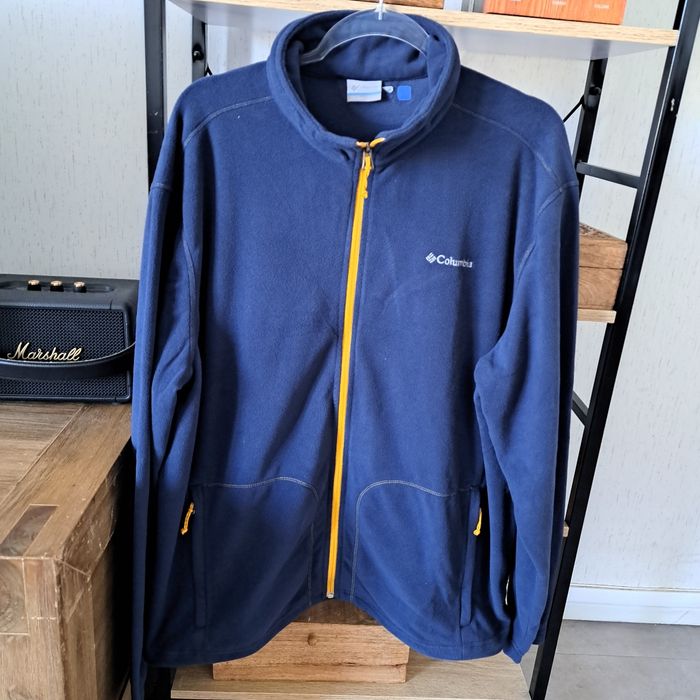 Veste polaire vintage bleu Colombia - photo numéro 5