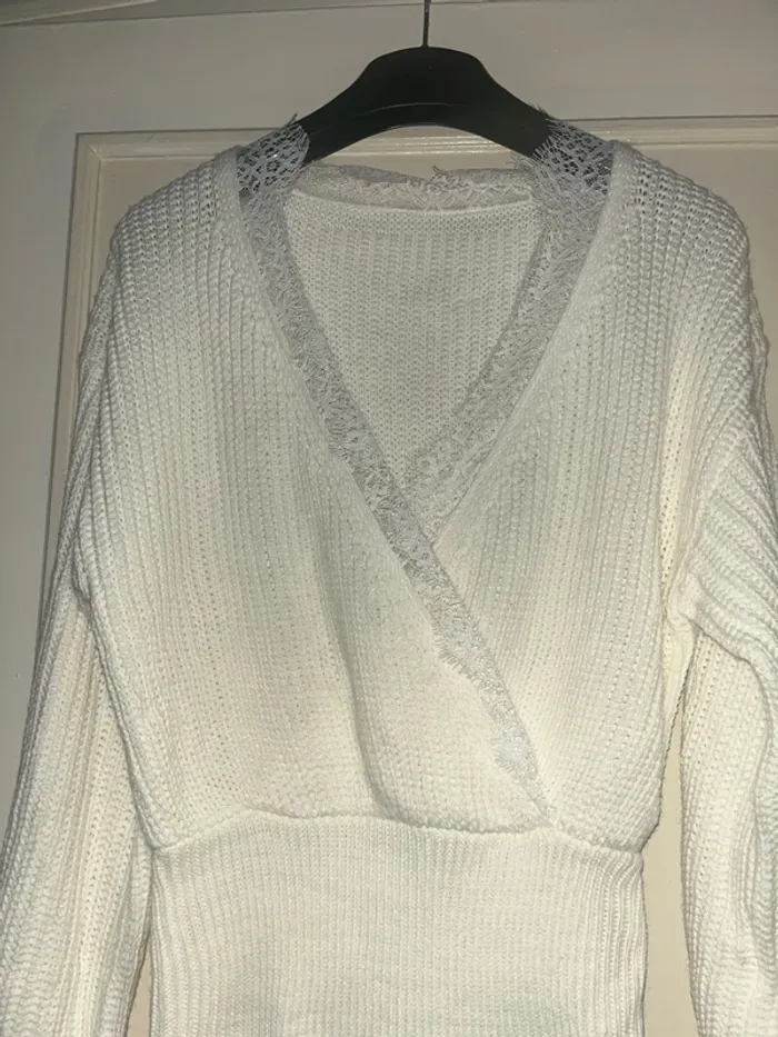 Robe dentelle blanche (taille M-38) - photo numéro 2
