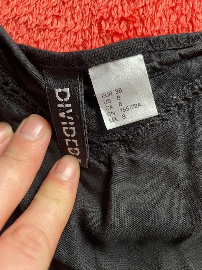 Combi short noir fines bretelles taille M très bon état - photo numéro 5