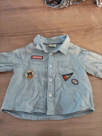 Chemise taille 3 mois