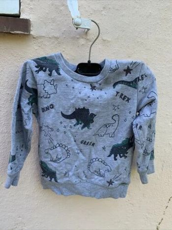Haut Pull Pyjama Enfant Dinosaures T4 Ans