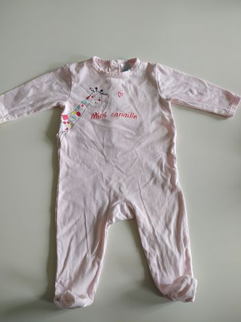 Pyjama léger fille 6 mois