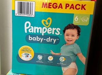 Pampers taille 6 