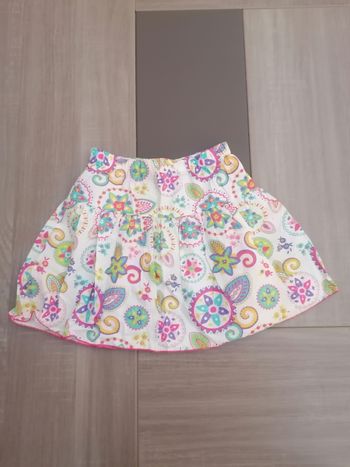 Jupe fille, motifs fleuri