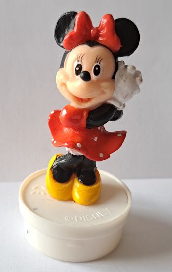 Figurine Disney Minnie Mouse ancien bouchon Smarties