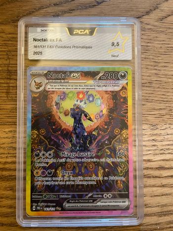 Noctalie ex fa évolutions prismatiques pca 9.5 fr carte Pokémon 