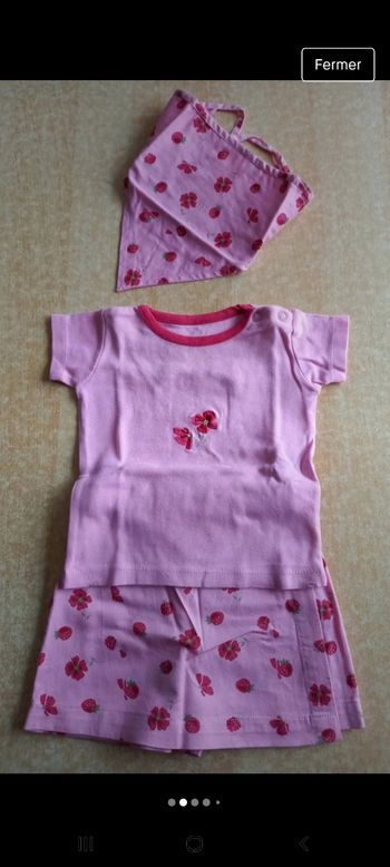 Ensemble short et tee-shirt