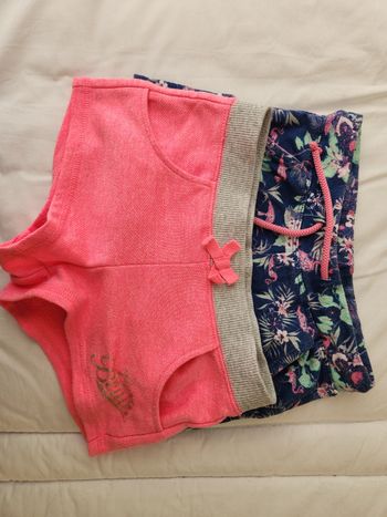 Lot 2 shorts courts 4/5 ans