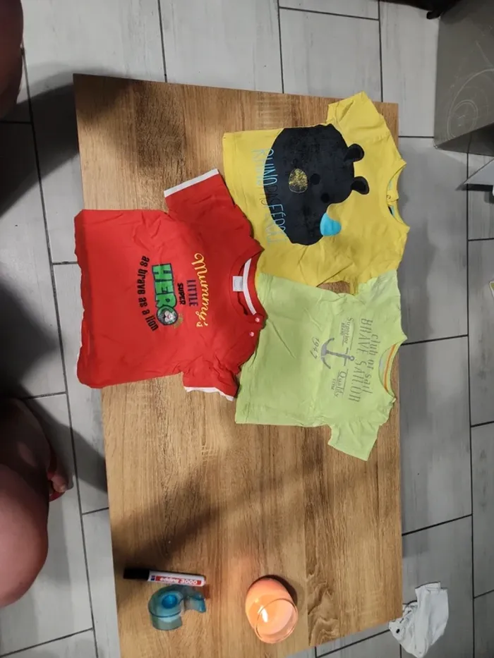 Lot tee-shirts manches courtes - photo numéro 2
