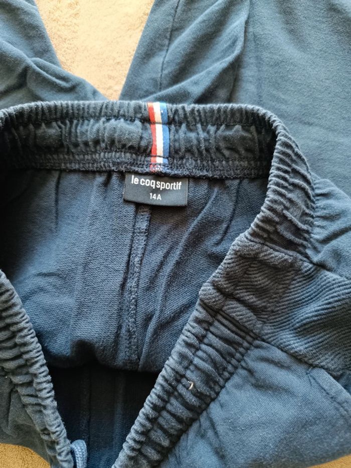 Short bleu Le Coq Sportif taille 14 ans - photo numéro 3