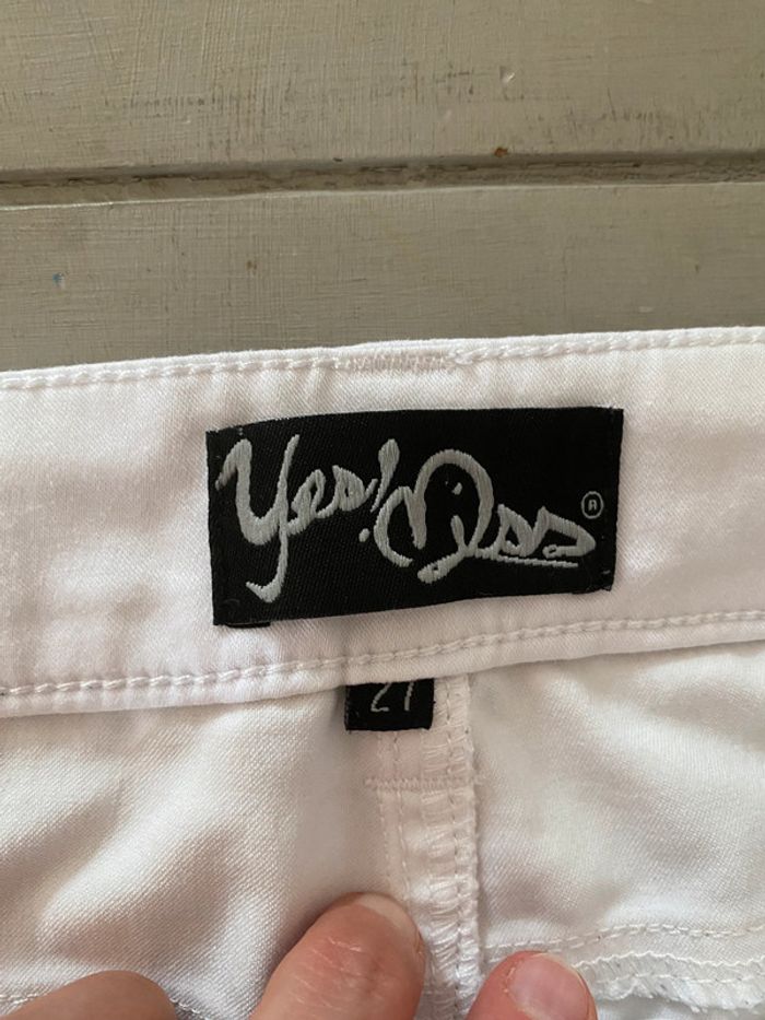 Jeans stretch super skinny blanc Yes Miss taille 27 US soit 36/38 - photo numéro 7