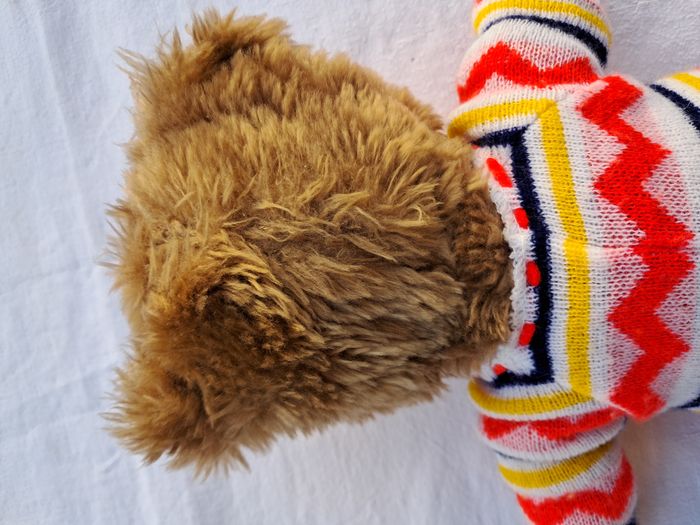 Kiki monchhichi ours peluche H 26 cm puschel wuschel vintage ancien - photo numéro 9