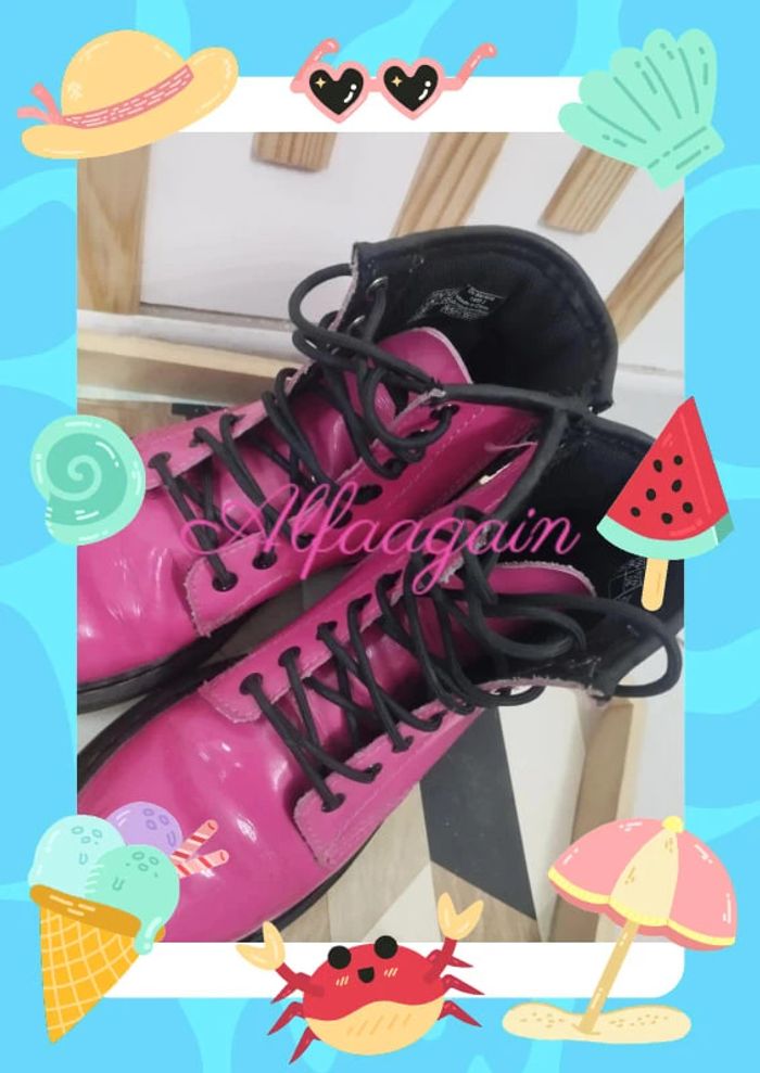 Bottines roses dr Martens 30 - photo numéro 5