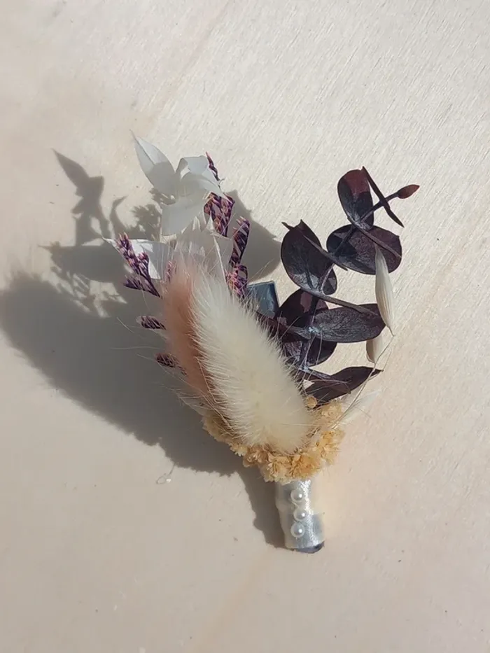 Barrettes en fleurs sechees à offrir - photo numéro 7