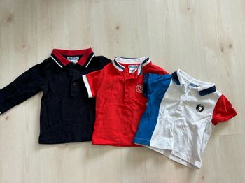 Lot de 3 polos JACADI 12 mois