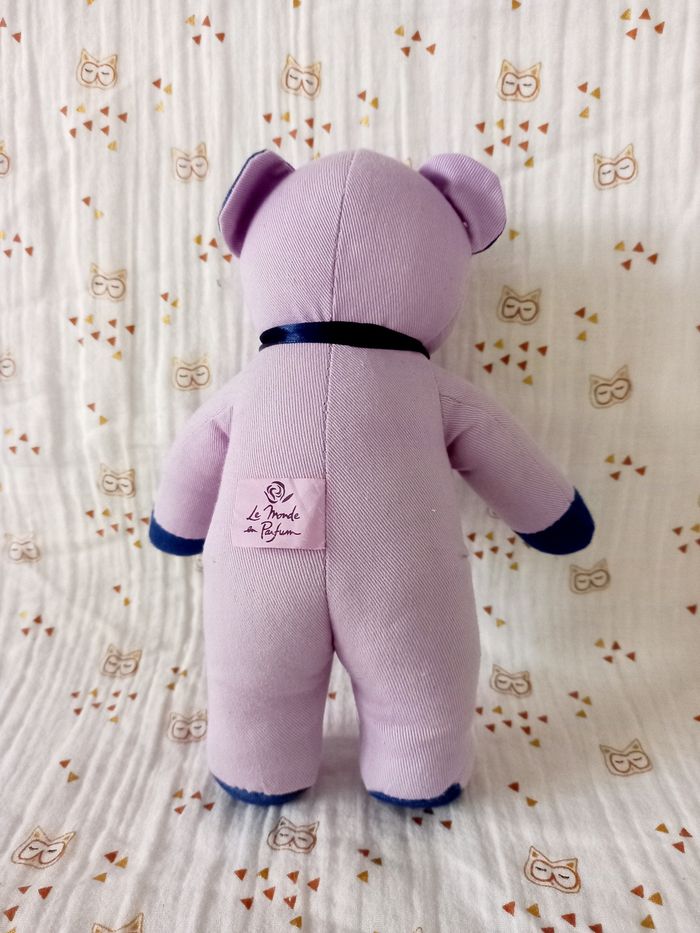 Peluche ours Mauve - photo numéro 2