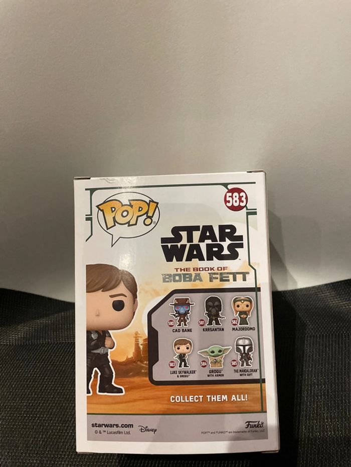 Figurine Funko pop Star Wars Luke Skywalker et Grogu 583 neuf - photo numéro 6