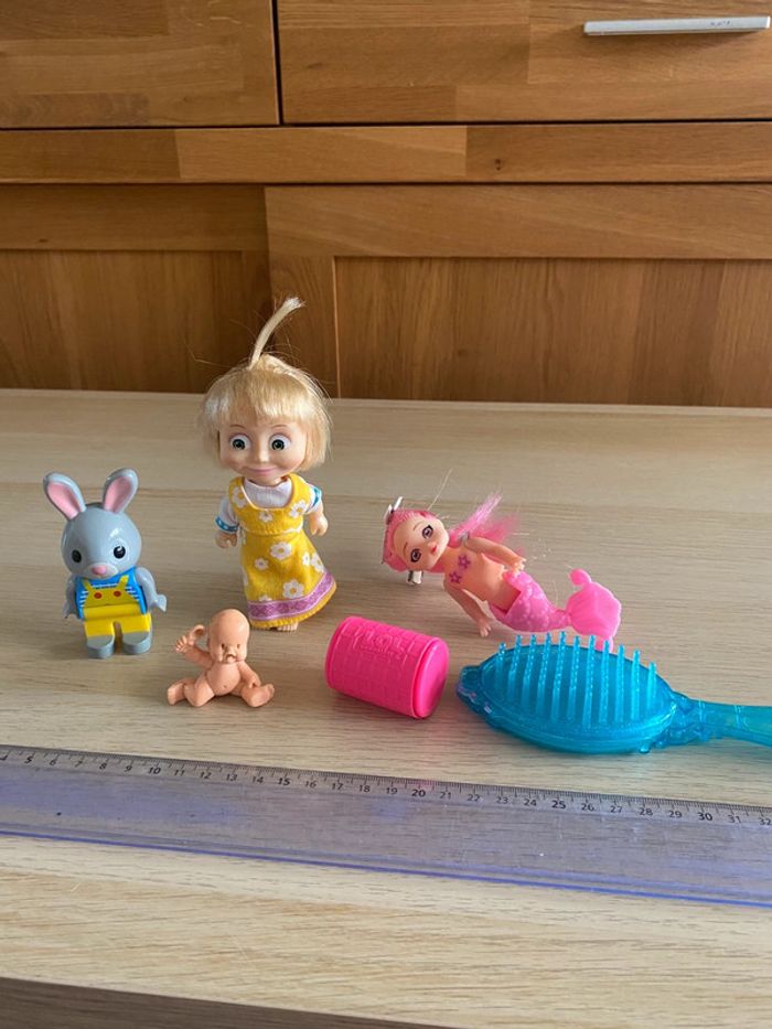 Jouet poupée figurine babies macha michka masha bear ours