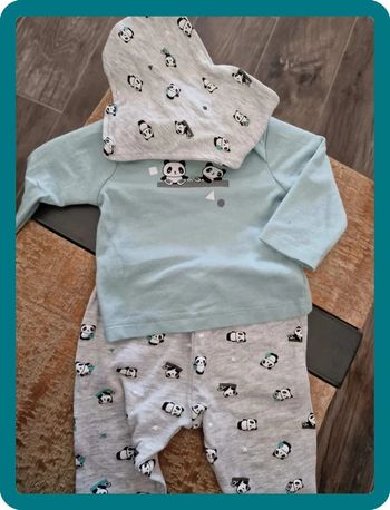 Ensemble bébé panda