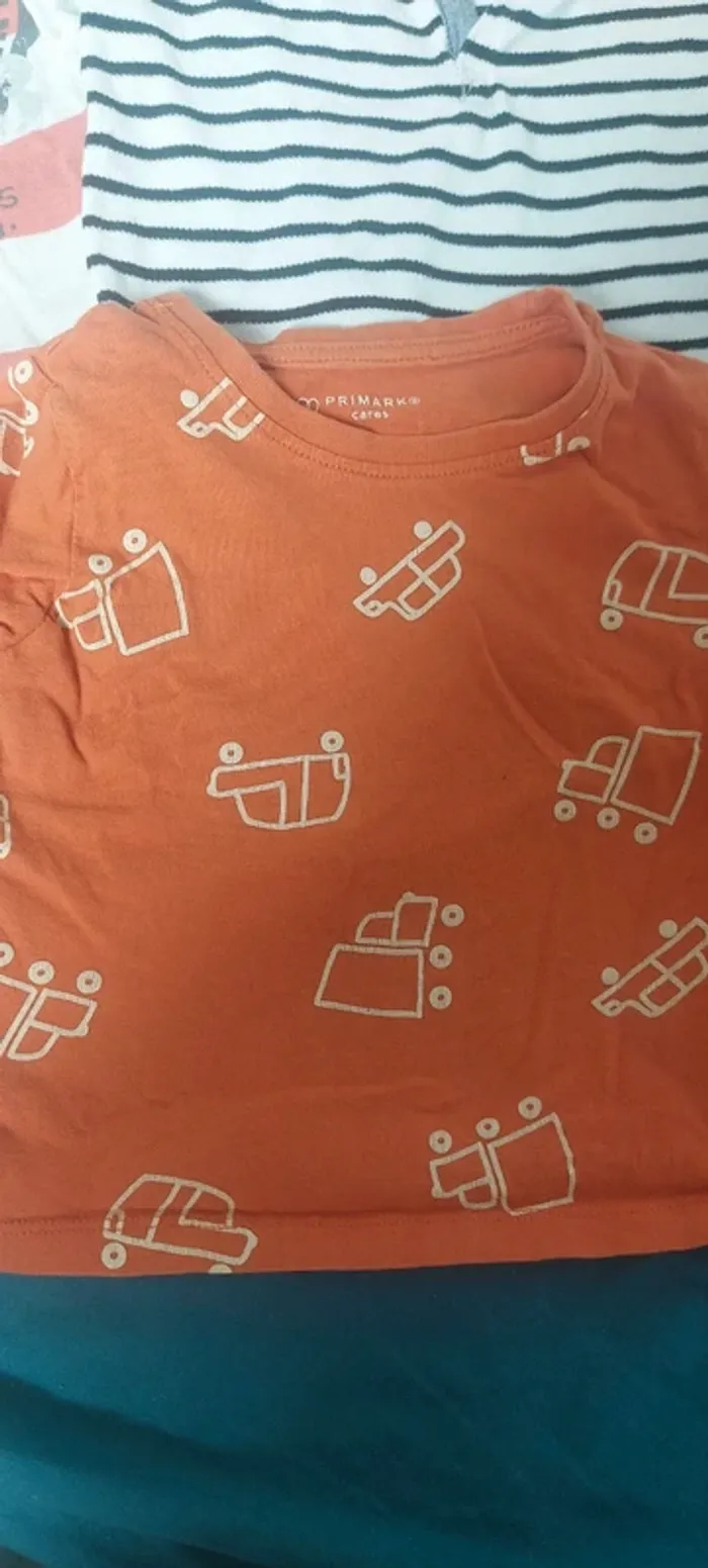 Lot de 3 tee shirts 86 cm - photo numéro 2