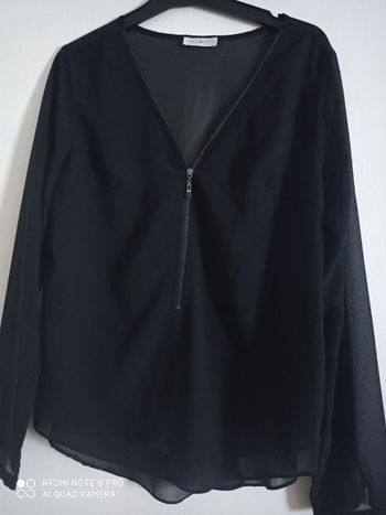 Blouse fermeture éclair