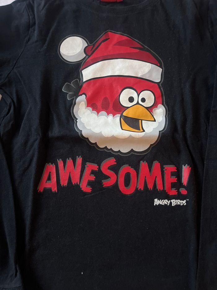 Tee shirt manches longues Angry Birds 12 ans - photo numéro 2