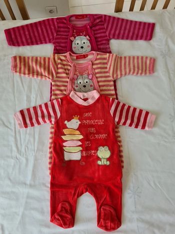 Lot de 3 pyjamas 3 mois